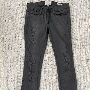 Distressed Frame Jeans